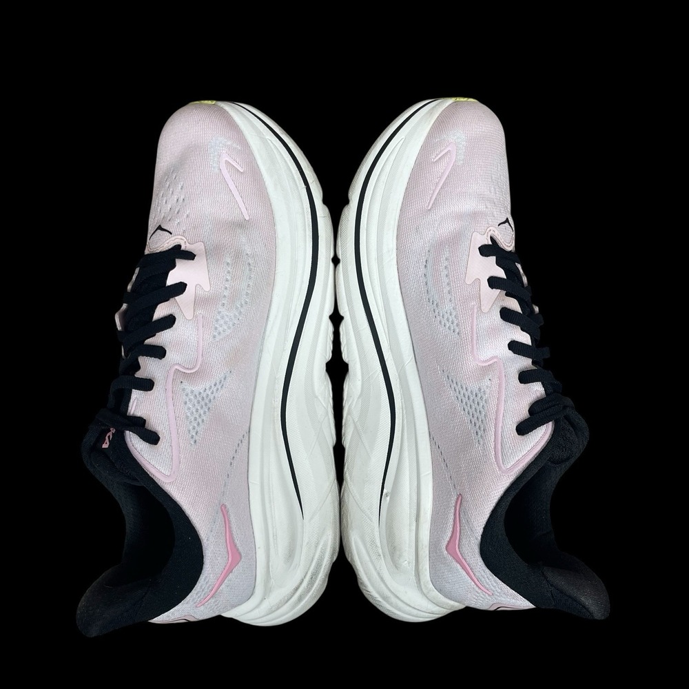 HOKA Clifton 10 Running Shoes Carnation Pink Cushioned Athleisure Trainer Women - Picture 5 of 10